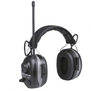 Deltaplus gehoorbeschermer met fm-radio snr 27 db exclusief batterijen (2x aa)
