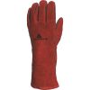 Lashandschoen Rood Gevoerd Rundleder Maat 10 van Deltaplus te koop bij Schroef.nl. Art.nr: 47934