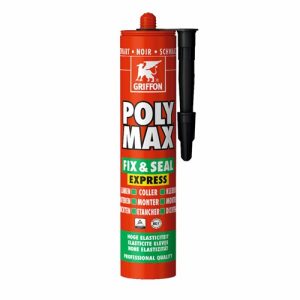 Griffon Polymax Fix & Seal Express zwart 425gram