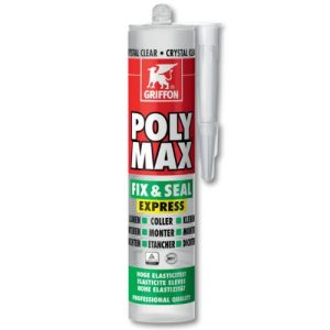 Griffon Poly Max Fix & Seal Express Crystal Clear (Transparant)
