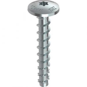 Heco betonschroef tellerkop 7,5x40/5 mm multi-monti plus torx t30 verpakt per 100, 6mm boren