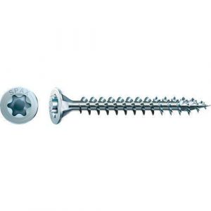 Spax schroeven torx t-20 platkop 4,5 x 35 mm indoor wirox a9j inhoud 200 stuks 1191010450353