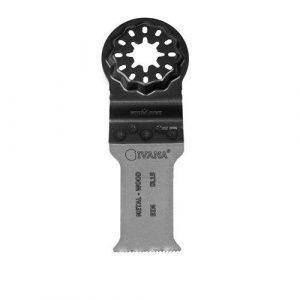 ivana multitool zaagblad bi-metaal 28x55mm set=10+1 55644 voor multimaster starlock, bosch starlock-0