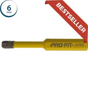 Pro-Fit Diamond Dry gatzaag 6 mm 0903 natuursteen (graniet) en harde tegels
