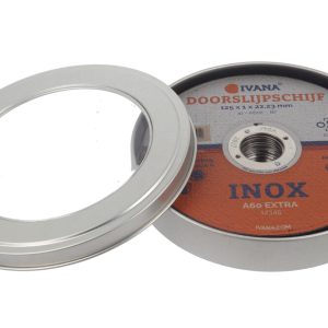 Ivana blik met 10 Doorslijpschijven voor metaal/rvs/inox 125x1x22mm 54825