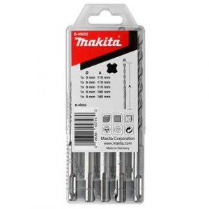 Makita Sds-Plus Borenset 5-Delig 5+6+8+6+8 B-49052 van Makita te koop bij Schroef.nl. Art.nr: 18867
