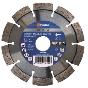 Ivana Diamantzaag Silverline 125Mm Univ. Iva000824 van Ivana te koop bij Schroef.nl. Art.nr: 46946