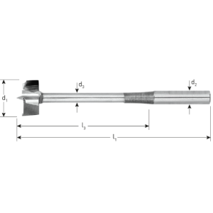 Rotec 3d houtboor 20,0 mm x 130 mm
