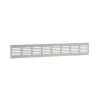 Nedco plintrooster aluminium wit 400x60mm bxh