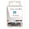 Witte bits Torx TX-40 lengte 25mm set van 5 stuks
