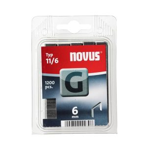 Novus nieten cnk g-11 1200 stuks lengte 6mm
