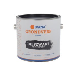 Ivana synthetische Grondverf zwart 2,5 liter 57302