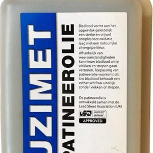 Patineer olie voor Lood flacon van 1 liter