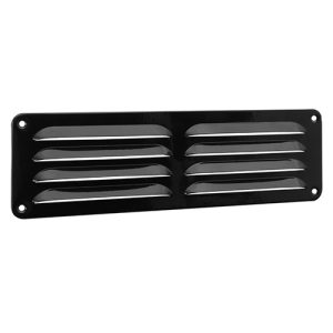 Nedco schoepenroosters Aluminium Zwart 300x90mm bxh. Doorlaat 48 cm²