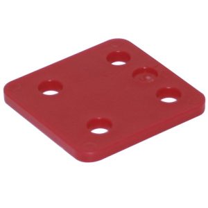 GB kunststof drukplaat 5 mm dik maximale drukbelasting 8000kg 34705.B048. Zak van 192 stuks