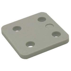 GB kunststof drukplaat 7 mm dik maximale drukbelasting 8000kg 34707.B048. Zak van 192 stuks